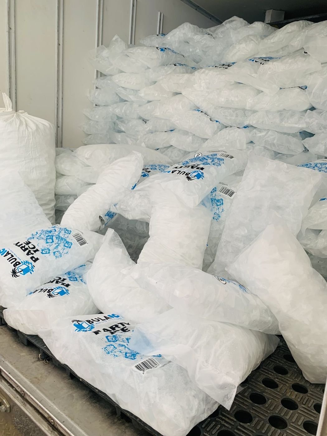 A full truck load of Party Ice